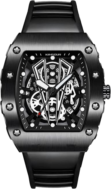 Montre Tendance Luxe Quartz Homme Carre Etanche Classe