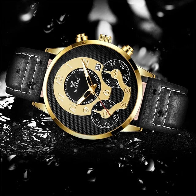Montre homme bracelet etanche Quartz Business