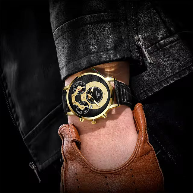 Montre homme bracelet etanche Quartz Business
