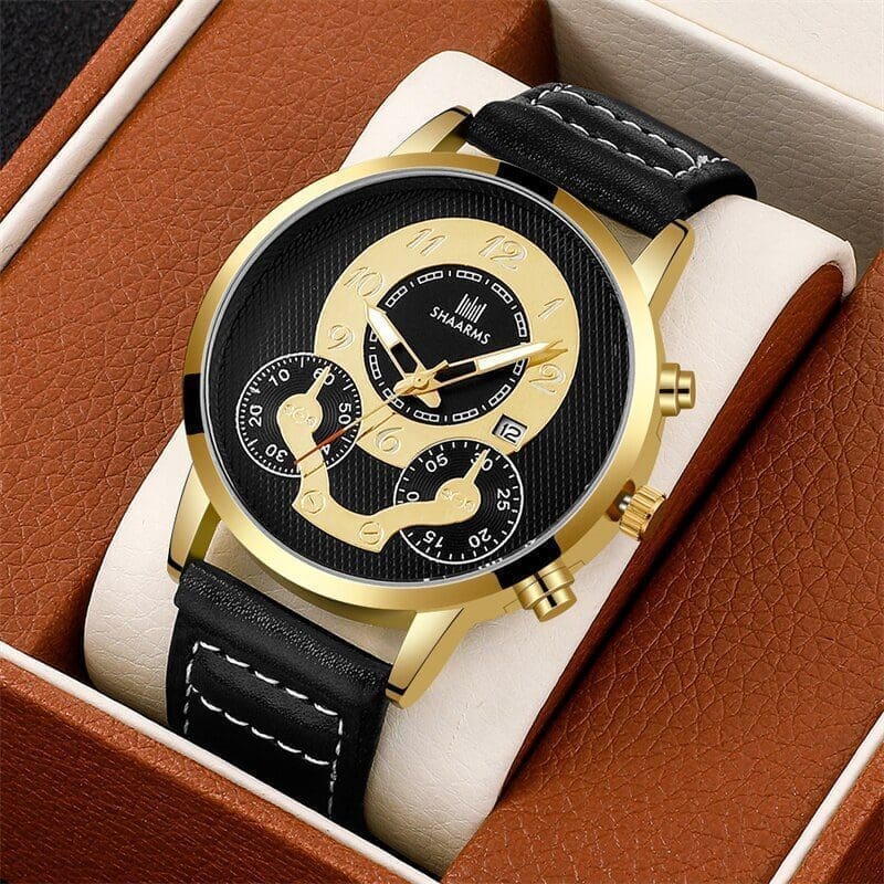 Montre homme bracelet etanche Quartz Business
