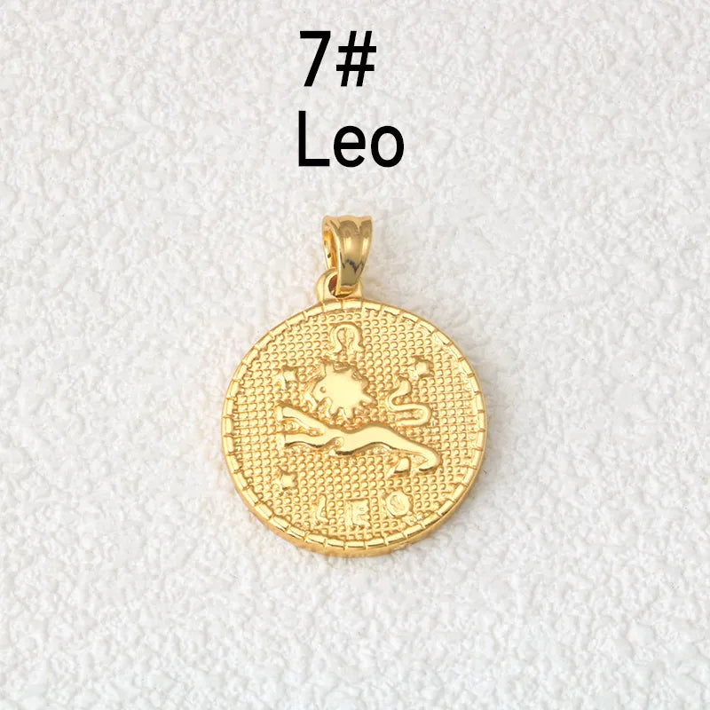 Collier Unisexe Signe Lion- Élégance Astrale