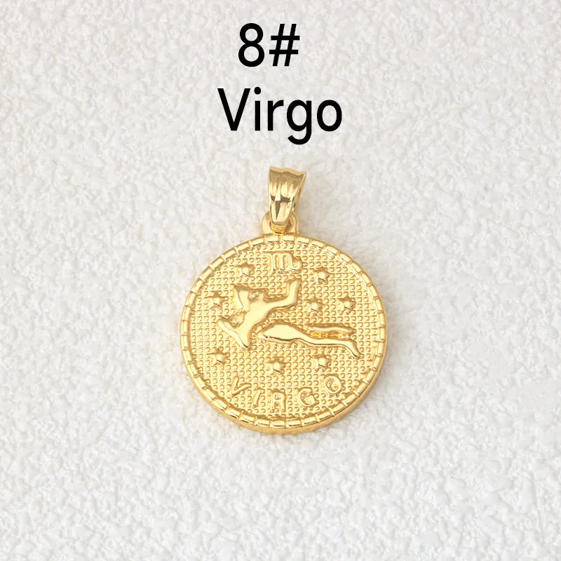 Collier Unisexe Signe Vierge - Élégance Astrale